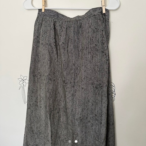 Black and White Midi Skirt EVAN PICONE - Picture 2 of 2